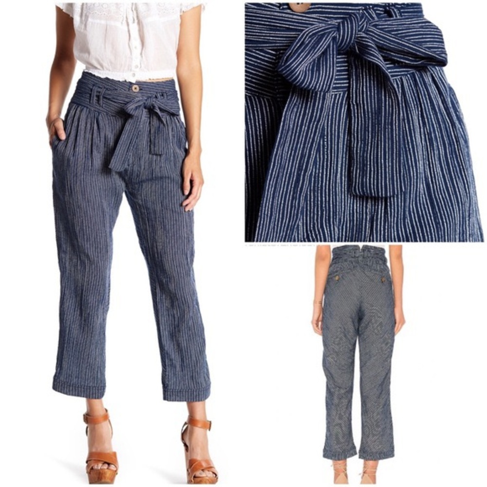 Free People Rumors Striped Harlem Pants